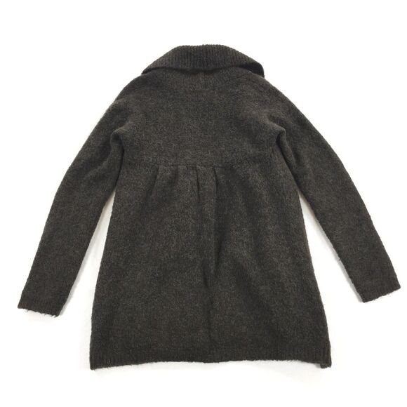 BCBGMaxazria Open Front Acrylic Blend Cardigan Sweater Size S Womens Dark Brown - Picture 4 of 8